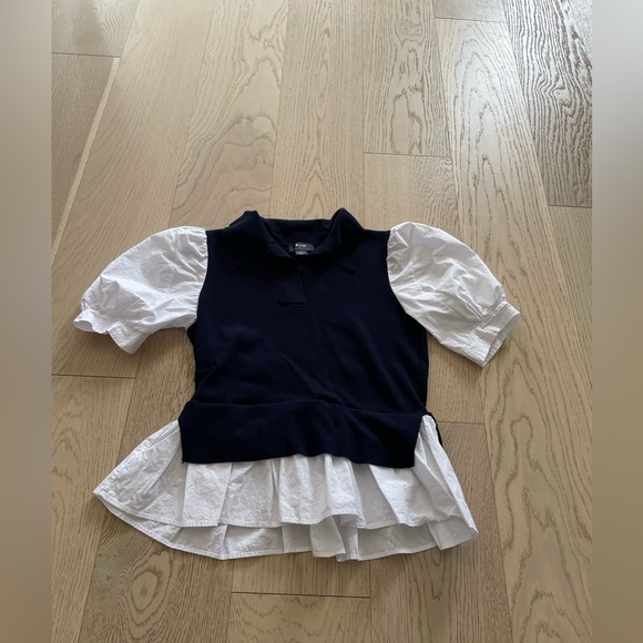 Maeve Anthropologie Layered Jumper Blouse - Picture 8 of 8